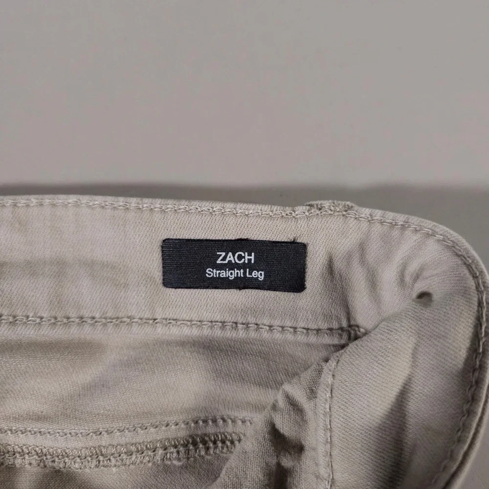 Mavi Zach Straight Leg Jeans Mens 31x30 Tan Khaki Cotton Blend Twill‎ Pants